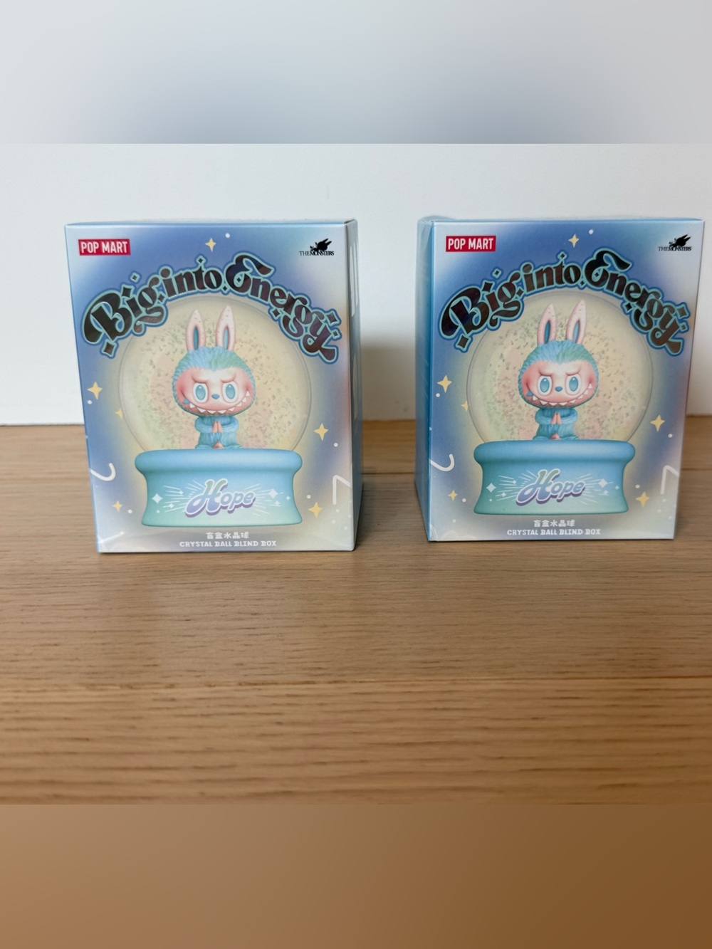 NWT 2 x POP MART The Monsters – Big Into Energy Crystal Ball Blind Boxes